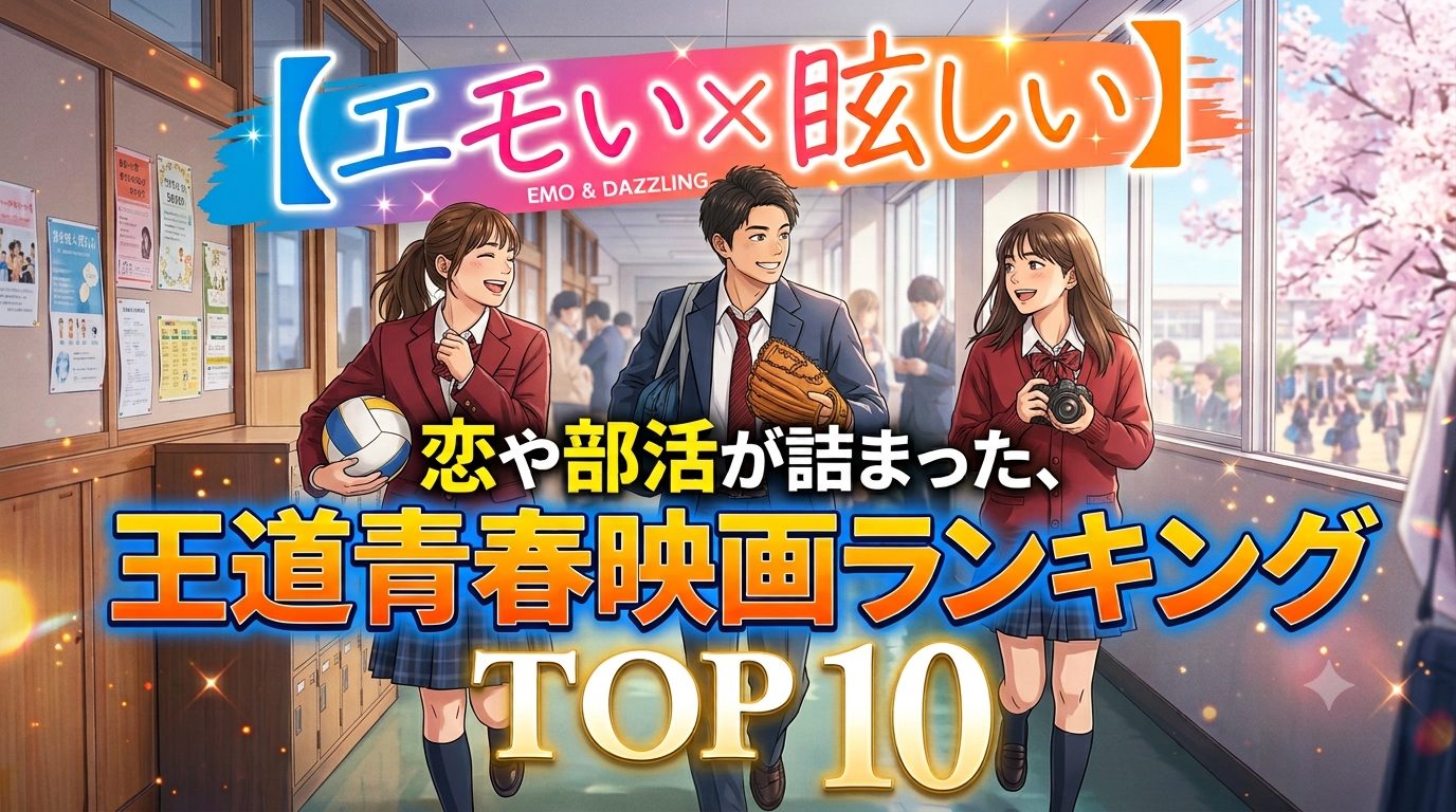 【エモい×眩しい】恋や部活が詰まった、王道青春映画ランキングTOP 10
